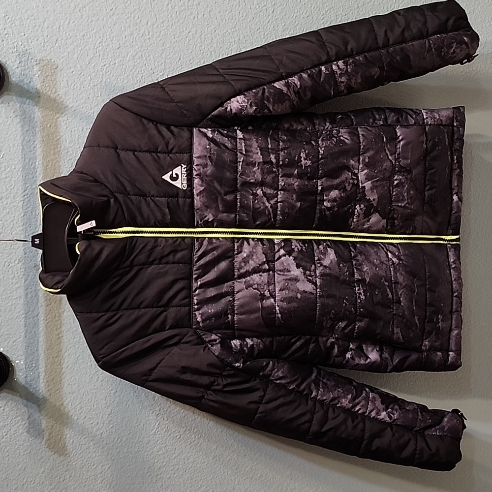 Gerry Snow Jacket Black Camo Youth Large